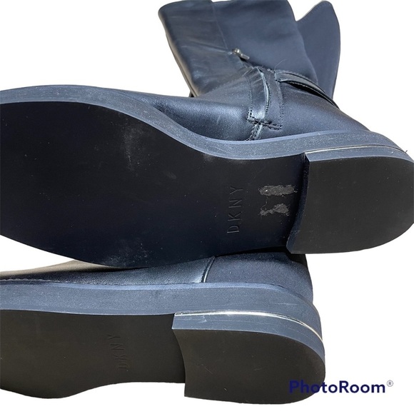 New DKNY Lena Tall Boots black 6.5 stretch - Picture 4 of 6